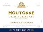 Albert Bichot Domaine Long Depaquit Moutonne Chablis Grand Cru 2010 - 750mL - White Wine